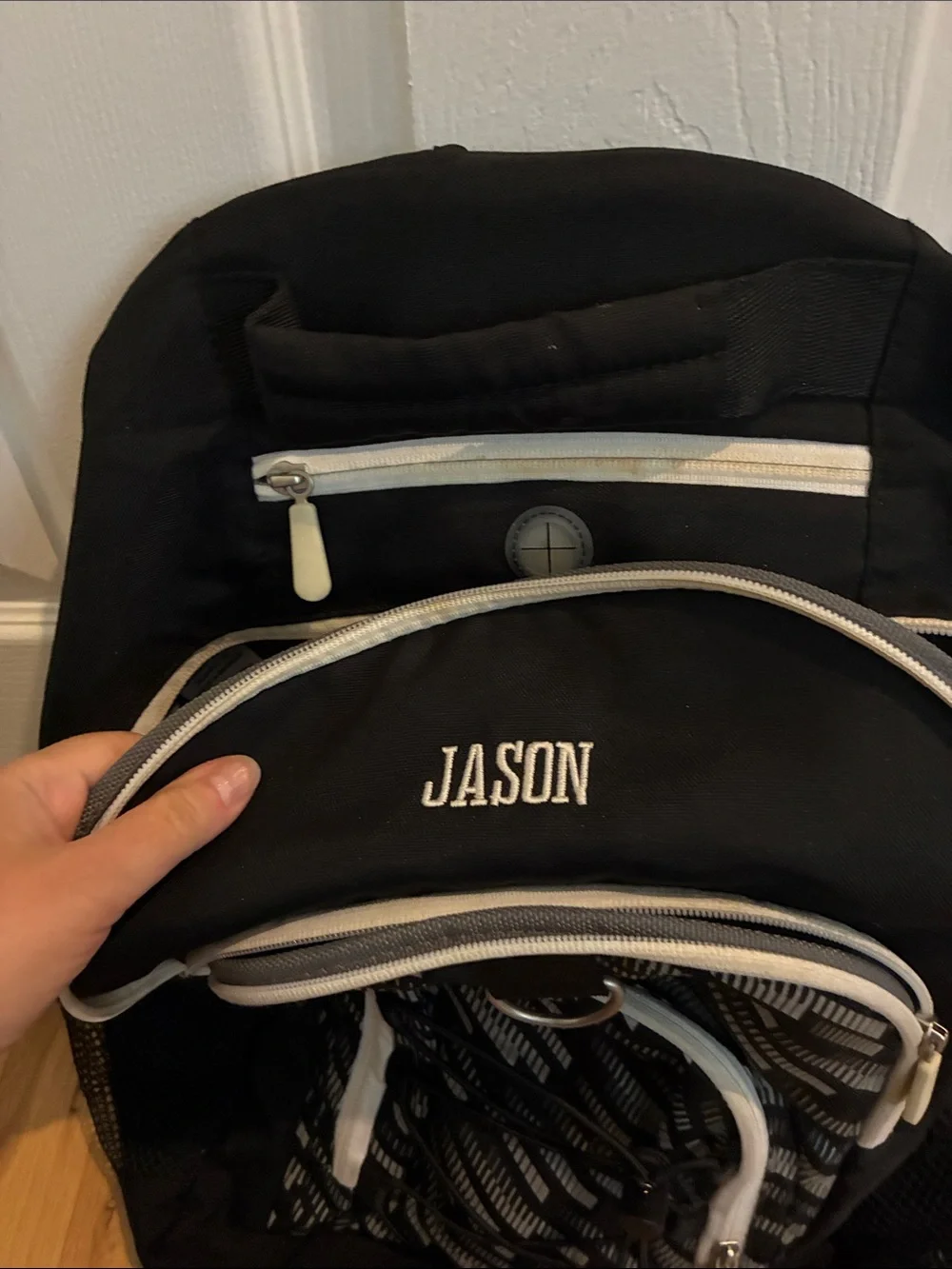 Black and White Backpack